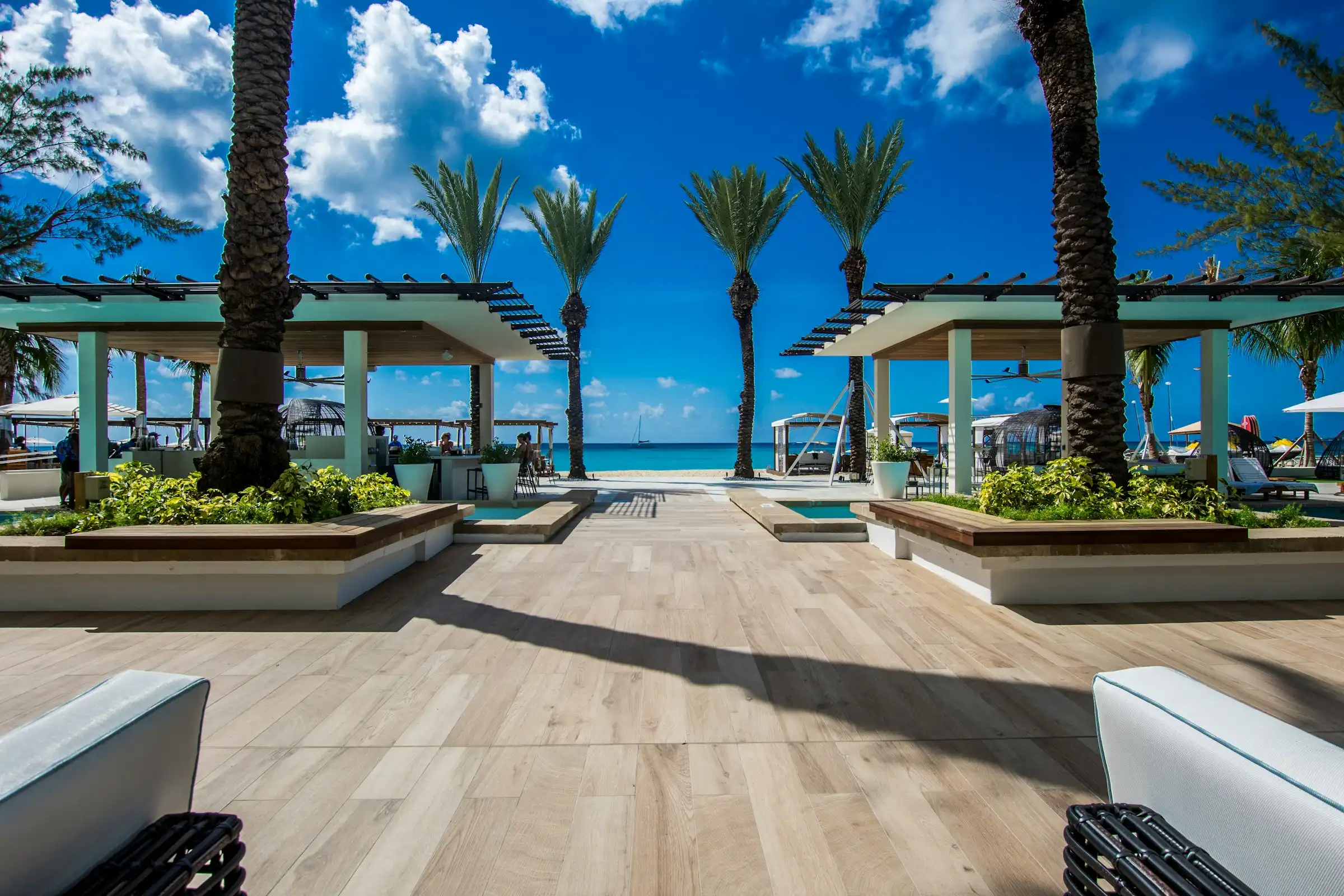 A beautiful beach resort in Grand Cayman