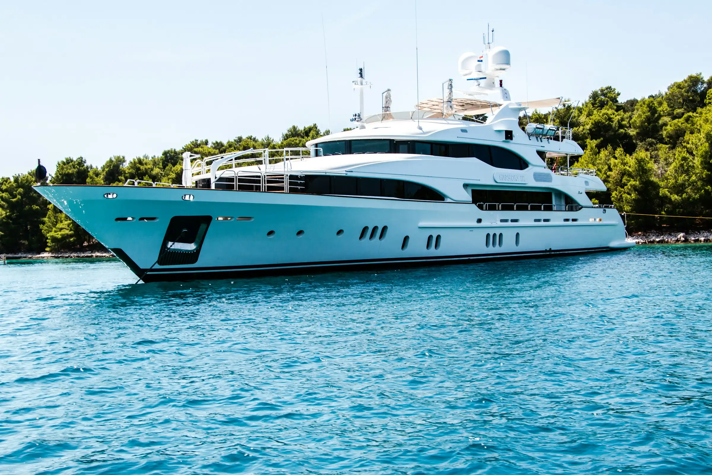 a photo of a luxury yacht